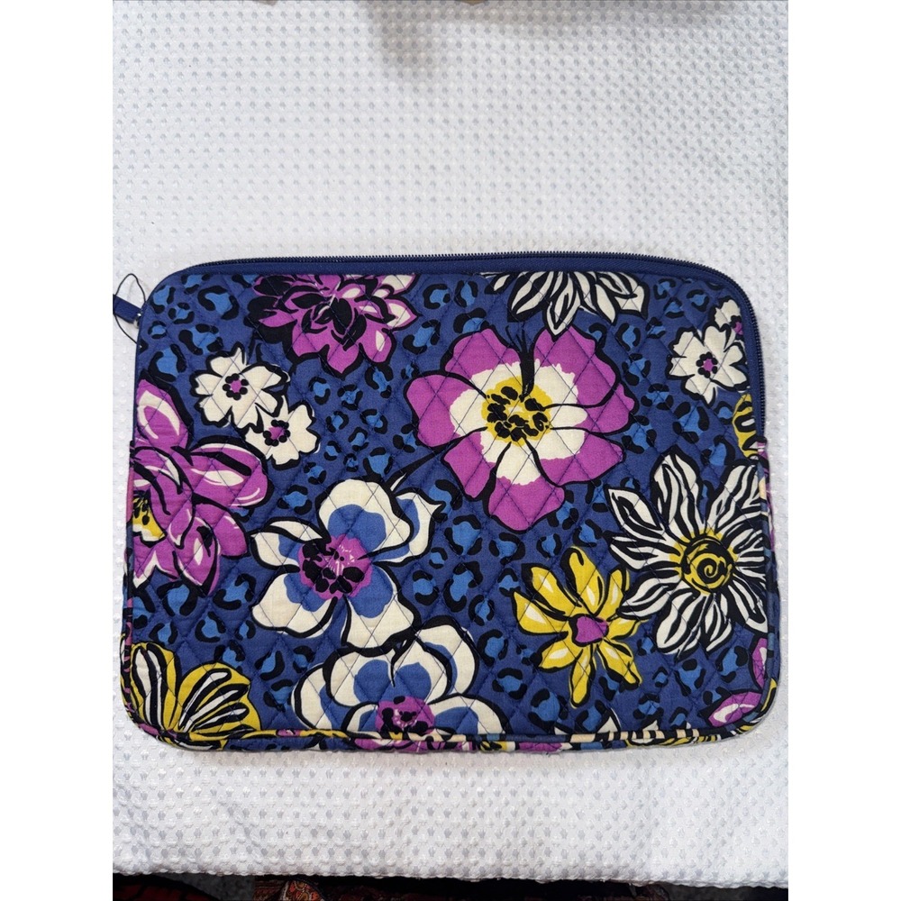 Vera Bradley "Rare" African Violet "Retired Print" Lap Top Case